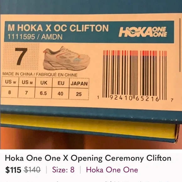 Hoka One One X Opening Ceremony Clifton - Picture 10 of 10